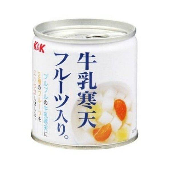 国分 KK 牛乳寒天フルーツ入り×24個セット