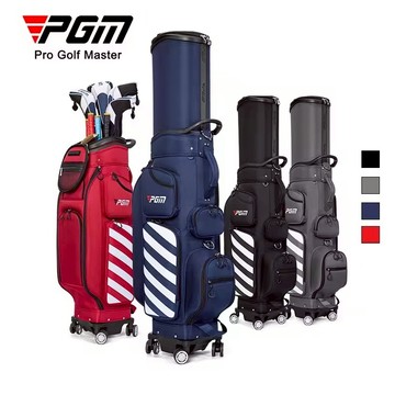 PGM GOLF 多功能防水高爾夫球袋伸縮包 大容量航空旅行包 配防雨罩 適合男士女士 QB041