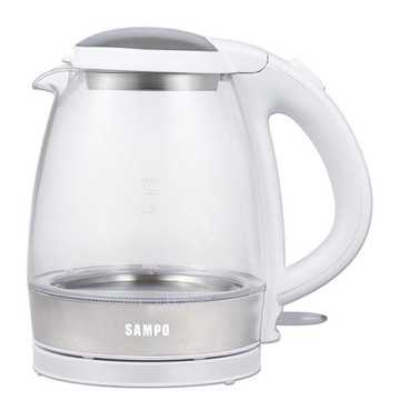 【聲寶SAMPO】1.2L玻璃快煮壺 (KP-CA12G)