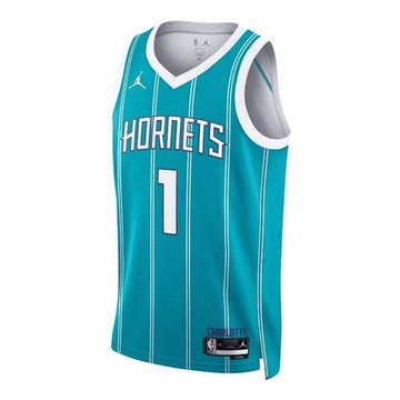 NBA NIKE SWGMN球衣 黃蜂隊 LaMelo Ball-DN1998415