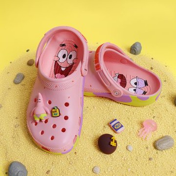 Crocs 洞洞鞋 Spongebob Patrick Classic Clog 男女鞋 海綿寶寶派大星 甜瓜粉 209479737