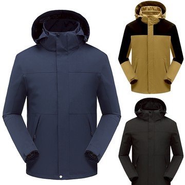 DZRZVD杜戛地四防機能衣【220805男款兩件式外套】耐用滑順YKK拉鍊.TEFLON超潑水.防風防水防汙保暖衝鋒衣