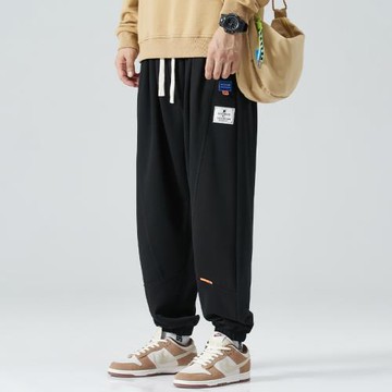 春秋季加肥加大男褲寬松200斤肥佬休閑褲胖子大碼男裝休閑運動褲