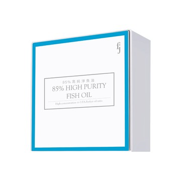 【FJ豐傑生醫】西班牙85%高純淨魚油X3盒組(60顆/盒) Omega-3高濃度魚油