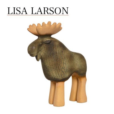 リサ・ラーソン スカンセン ヘラジカ（トナカイ）（大）置物 北欧雑貨 skansen moose 1220401 鹿 Lisa Larson  リサラーソン | LINEブランドカタログ