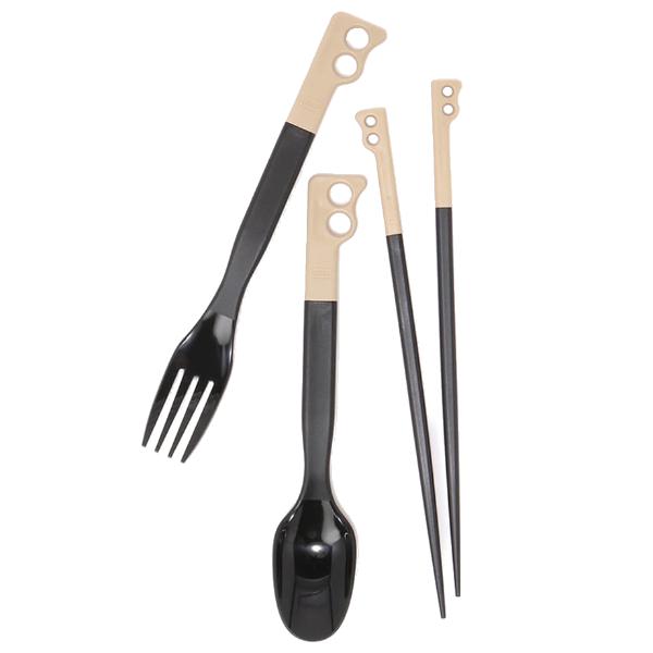 CHUMS Camper Cutlery Set Brown Black カトラリー カトラリーセット アウトドア 箸 CH62-1734