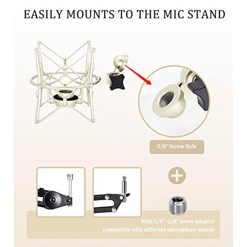 マイク マウント |Suuntok Microphone Shock Mount Compatible for Neumann Microphones