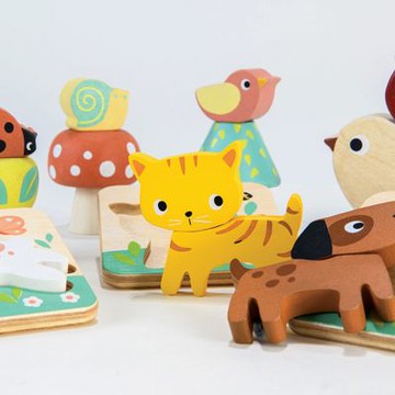 Mentari 美國 木製玩具 感統木育啟蒙組(24個月)