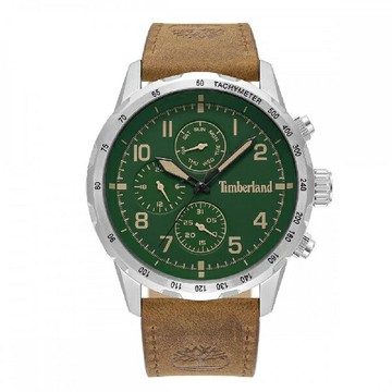 Timberland 天柏嵐 TDWGF0055402 三眼日期星期指針腕錶 皮帶 綠面 44mm｜樂天全館特惠中★指定刷卡回饋10%
