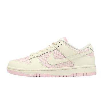 Nike 休閒鞋 Wmns Dunk Low 女鞋 米 編織 復古 經典 IH2476-600