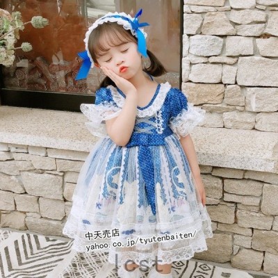 ワンピース子供ロリータキッズ半袖ロリータ服lolita女の子洋服夏七五三コスプレ子どもドレス可愛いワンピ子供服誕生日子供の日90 150ｃｍ 通販 Lineポイント最大get Lineショッピング