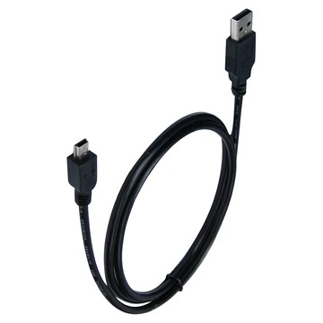 Cable 超強效抗干擾USB A公-Mini5P  黑色  1條  180cm