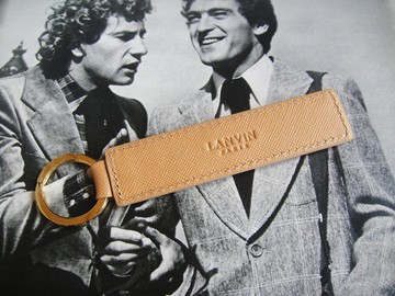 【老時光 OLD-TIME】早期二手LANVIN鑰匙圈