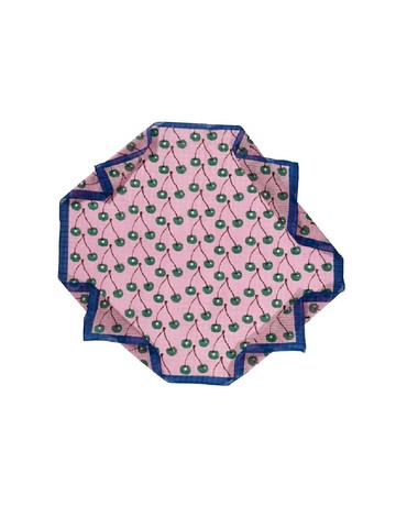 Botanical Hand-woven Cotton Silk Scarf [RED] (EE4B116001)