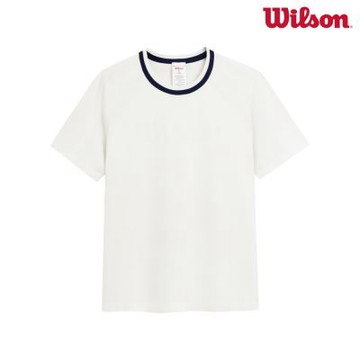 【Wilson威爾森】Center Seamless Tee V2 男款 服飾 短袖T恤 白色