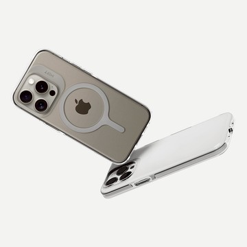 【美國 MOFT】全新 iPhone15系列 磁吸手機保護殼 透明/白色 雙色可選