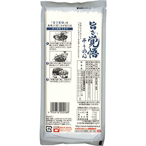 はたけなか製麺 旨さ覚悟そうめん 230g×15個