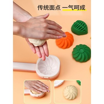 臺灣嚴選【新款忑價】包子模具大號光滑無刺容易脫模款造型家用手工饅模具