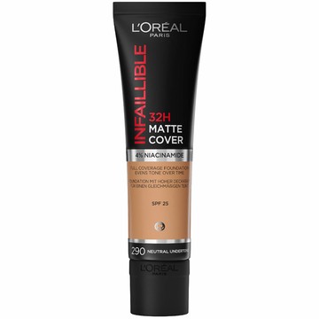 L'Oréal Paris Infallible 32hr Matte Cover Foundation 30ml (Various Shades) - 290 Amber