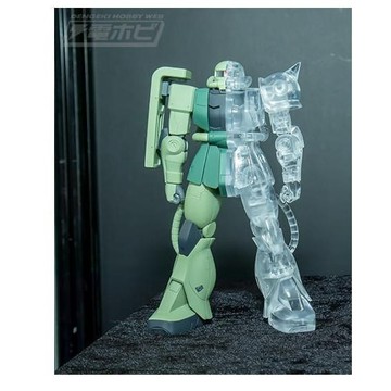 星矢TOY 板橋實體店面 機動戰士鋼彈 MS-06F 半剖透明 綠薩克
