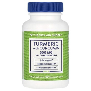 The Vitamin Shoppe, 薑黃素，500 毫克，60 粒素食膠囊