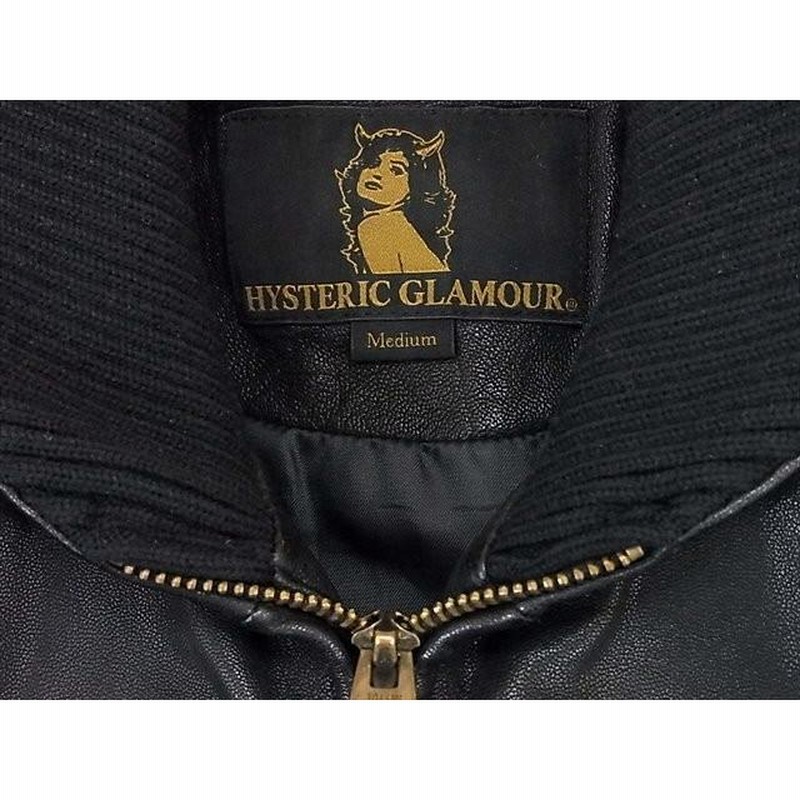 HYSTERIC GLAMOUR ヒステリックグラマー 0223LB02 ゴートレザー リブ