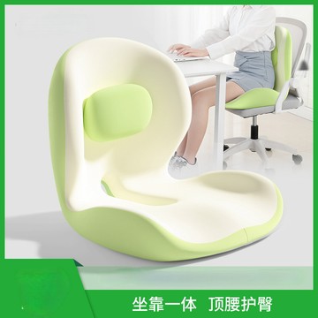 辦公室記憶棉坐墊 靠背環抱一體靠墊 靠枕 學生坐墊 辦公室椅子椅墊 汽車護坐墊