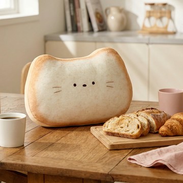 [窩在家] 早餐吐司貓貓靠枕 生日禮物 閨蜜 打氣