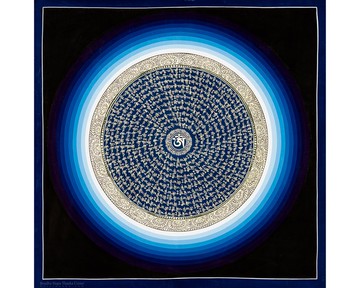 治癒咒語曼荼羅 – 手工藝術作品 帶來內心平靜與正能量