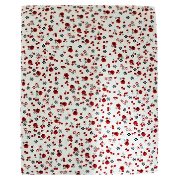 蝴蝶結防曬防走光口袋萬用裙  碎花款 白色  80 x 90cm