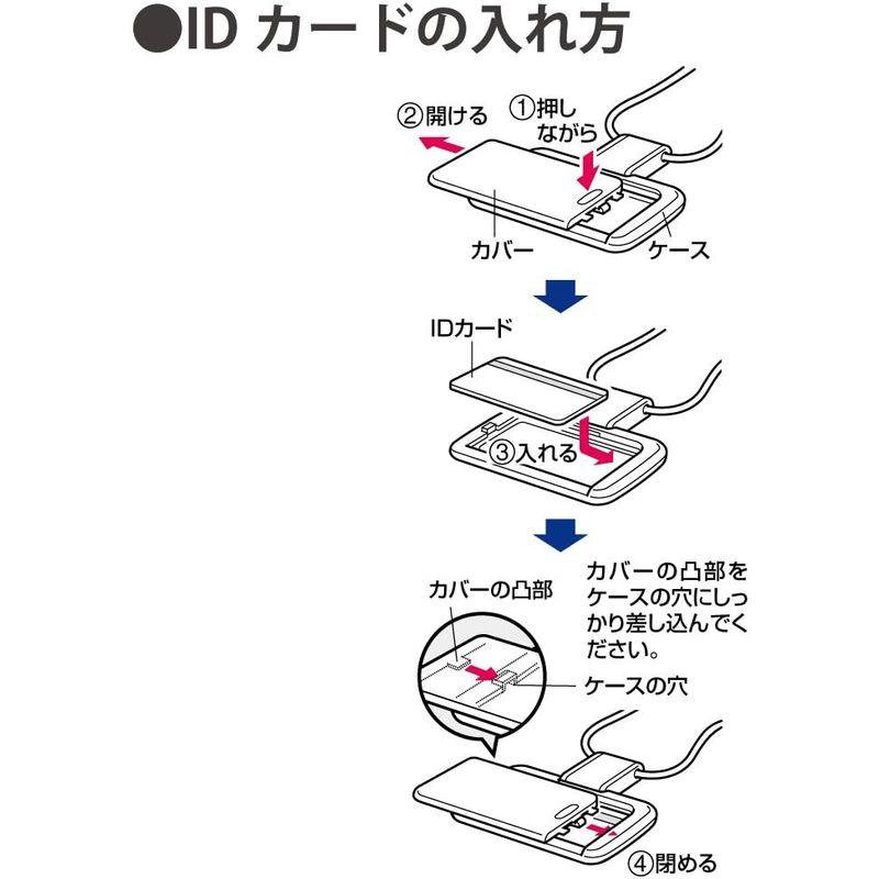 コクヨ IDカードホルダー IDeo ネイビー NM-R390B