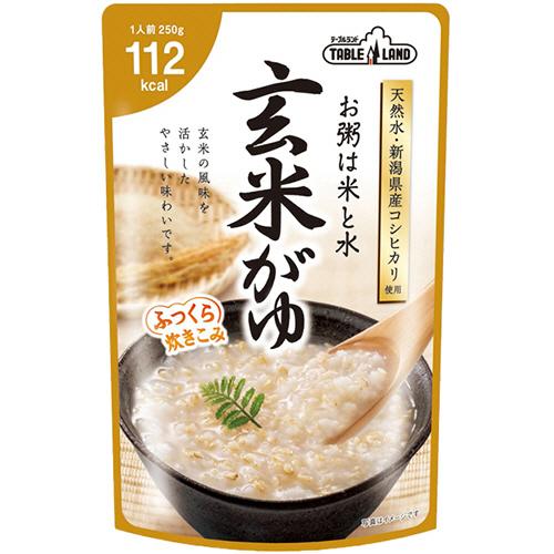 丸善食品工業　テーブルランド　玄米がゆ　２５０ｇ／パック　１セット（１２パック）