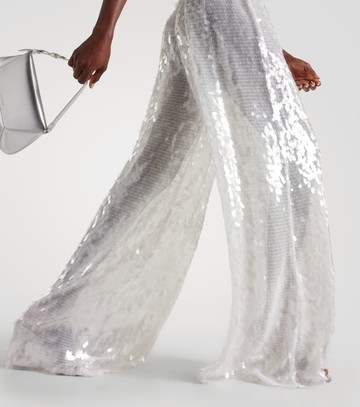 Norma Kamali Sequined wide-leg pants