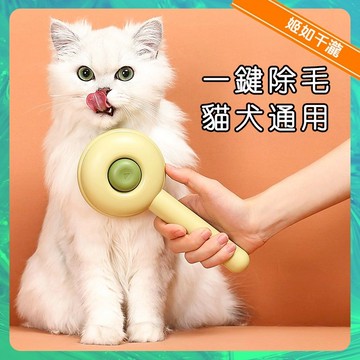 【千瀧好物】寵物梳子 按摩梳 除毛梳 貓梳子 貓咪梳子 浮毛梳 一鍵脫毛梳 不鏽鋼針梳 貓除毛 狗除毛 寵物梳毛