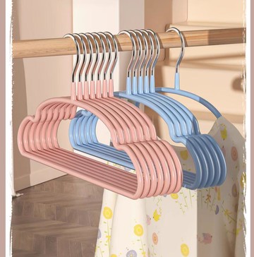 兒童衣架家用掛衣衣架寶寶衣架新生兒無痕防滑晾衣架小衣架子【繁星小鎮】