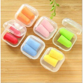 [在台現貨+發票] 耳塞 防噪音耳塞 慢回彈耳塞 航行耳塞  記憶海綿耳塞 盒裝耳塞 耳塞