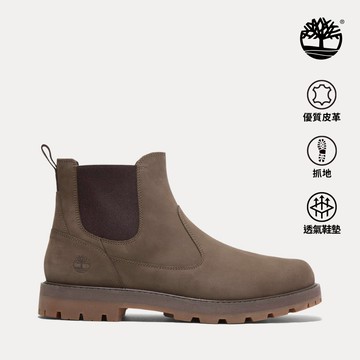 Timberland 男款棕色休閒切爾西靴|A6A4WEM5