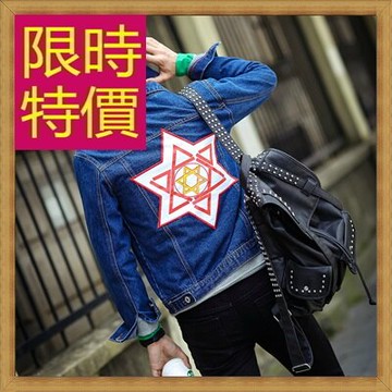 牛仔外套 單寧夾克-流行經典男外套61t25【獨家進口】【米蘭精品】