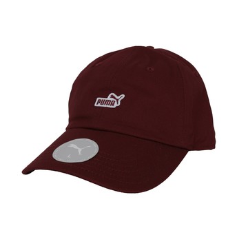 puma 基本系列no.1 patch棒球帽-防曬 遮陽 棒球帽 運動 帽子 酒紅白