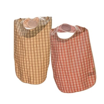 【海夫健康生活館】康澄國際 Kcwear 簡約輕薄 透氣美觀 抗菌防水單片式圍兜 55x45cm 隨機顏色(A02)