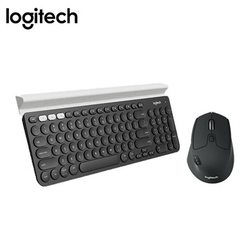 羅技 無線鍵鼠組-K780跨平台藍牙鍵盤+M720 多工無線滑鼠