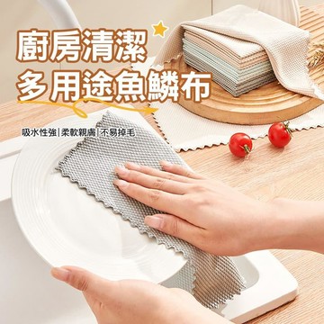 生活居家好幫手 【ECOCO】意可可-E25151 家用魚鱗布 廚房 洗碗布-5入