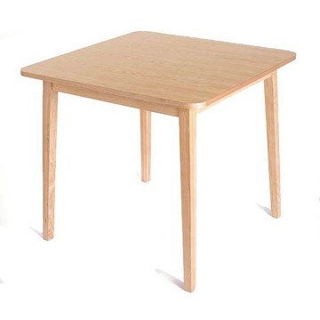 南斯 NANCE 日韓風 80×80 方餐桌｜ASH 栓木實木腳｜小家庭餐桌・咖啡桌・洽談桌 TB015