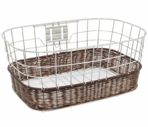 Palmy パルミー 自転車用前カゴ Tb 29 籐風丸型ワイヤーバスケット 通勤 通学用 お買い物用の自転車にも 通販 Lineポイント最大1 0 Get Lineショッピング