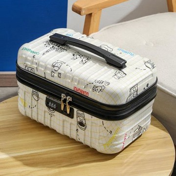 化妝包收納16寸手提箱子女行李箱小型防水便攜大容量旅行密碼箱包