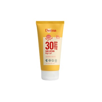 Derma 丹麥寶寶有機防水純物理防曬霜150ml