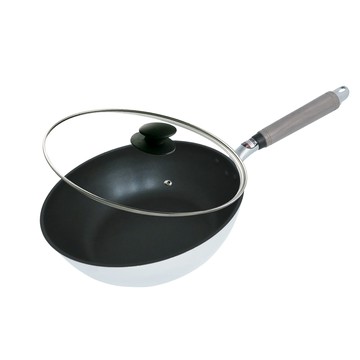 hokua 日本製SenLenFan洗鍊粉絲版輕量不沾深型平底鍋26cm(含蓋)可用金屬鏟