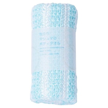 HARADA ORIMONO 原田織物 泡泡洗澡巾  1個  1個裝  藍色