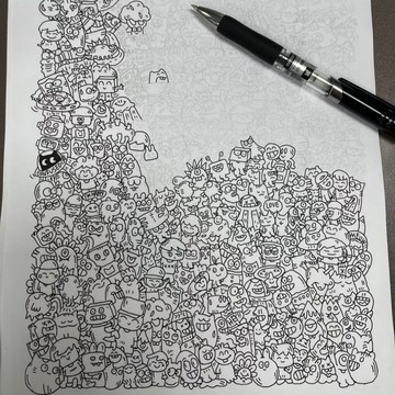 🔥臺灣出🔥小紅書同款控筆練習畫畫圖稿上班無聊偷懶解壓畫畫練習臨摹圖紙稿