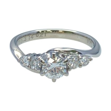JEWELRY 無品牌珠寶 PT900鉑金 鑽石 戒指 【二手名牌BRAND OFF】